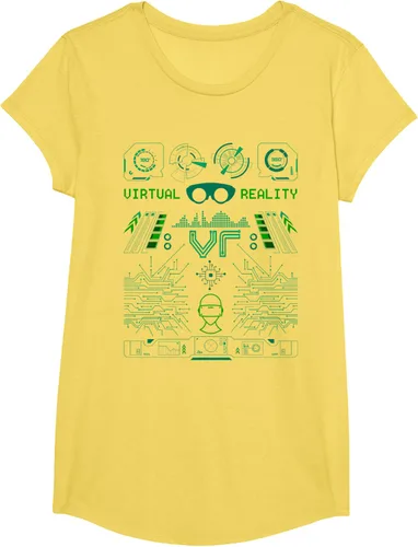 Vista 38 de Camiseta de realidad virtual VR Retro Gamers, Negro, S