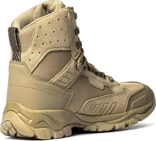 Vista 3 de CQR Botas tácticas impermeables para hombre, botas militares EDC ligeras de 6 pulgadas, botas de combate duraderas para exteriores