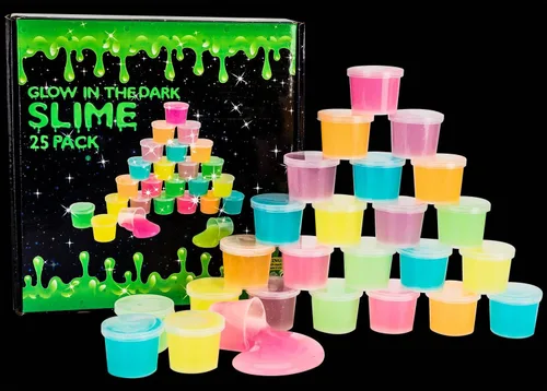 Vista 6 de Paquete de 24 unidades de slime de galaxia, recuerdos de fiesta para niños, relleno de bolsas de golosinas, kit de limo bastante suave, elástico
