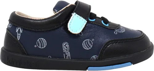 Vista 2 de Kimi Kai First Walker - Zapatillas de deporte de piel con nave espacial para niños