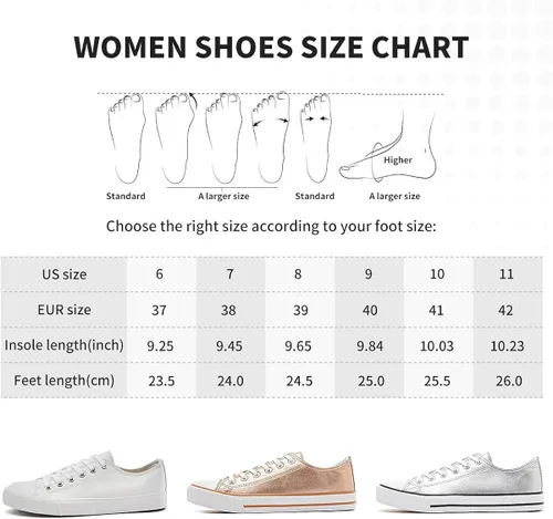 Vista 6 de Zapatos de lona para mujer, zapatos de tenis blancos, zapatos casuales sin cordones, bordados florales, Blanco