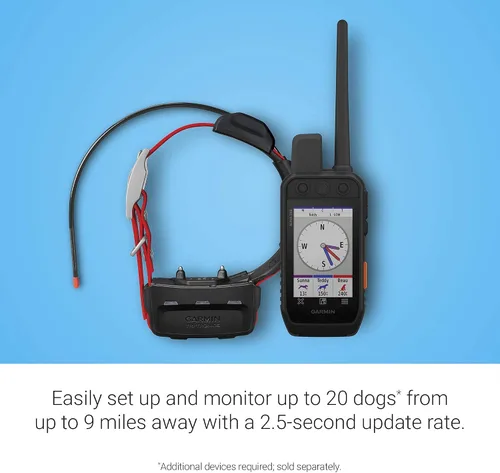 Vista 4 de Garmin Alpha 200i/TT 15 Paquete de Seguimiento y Entrenamiento para Perros, Portátil y Collar, Utiliza Tecnología inReach, Pantalla Táctil de 3.6