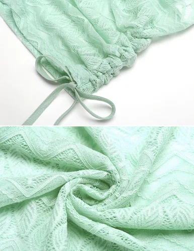 Vista 5 de Avidlove Pareos para trajes de baño para mujer, salida de baño de encaje para bikini