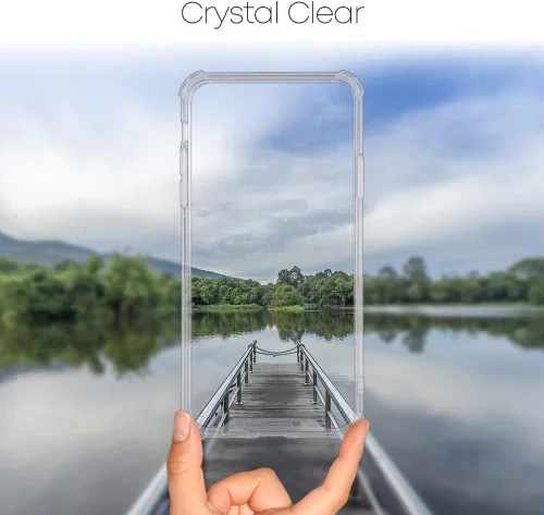 Vista 2 de GOOSPERY Funda para iPhone 11 Pro Max, cubierta protectora transparente con esquinas reforzadas, funda híbrida delgada a prueba de golpes para Apple