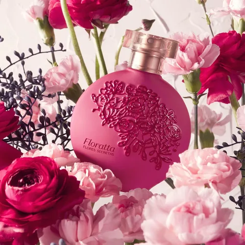 Vista 3 de O BOTICARIO Floratta Secret Flowers - Perfume para mujer, 2.5 onzas Fruity floral and fig flower everyday fragrance. Delivers a more unique