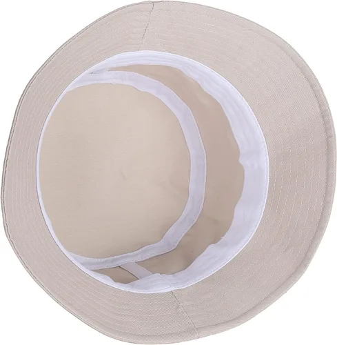 Vista 3 de Umeepar Sombrero unisex de algodón plegable para el sol, color liso para hombres y mujeres