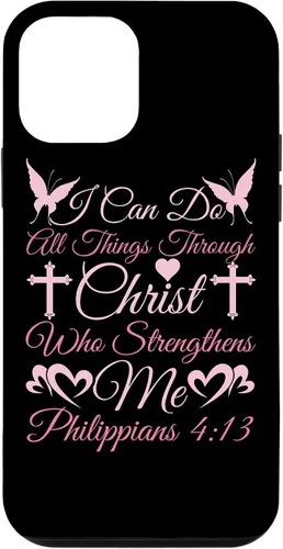 Vista 16 de Christian I Can Do All Things Through Christ Religious Case for iPhone 17
