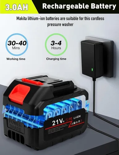 Vista 10 de Lavadora portátil inalámbrica, lavadora eléctrica portátil ligera