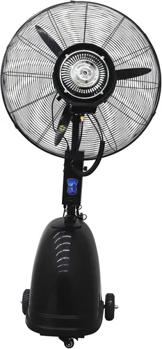 Vista 6 de INTSUPERMAI Humidificación y riego Industrial Spray Ventilador eléctrico de 30 pulgadas Ventilador de niebla industrial Ventilador de pulverización