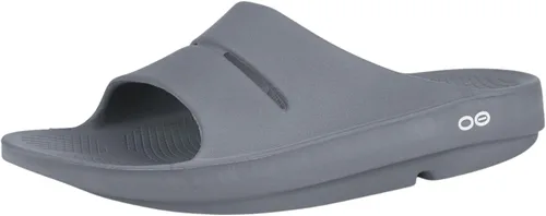 Vista 10 de OOFOS OOahh Recovery Slide - Women’s and Men’s Negro