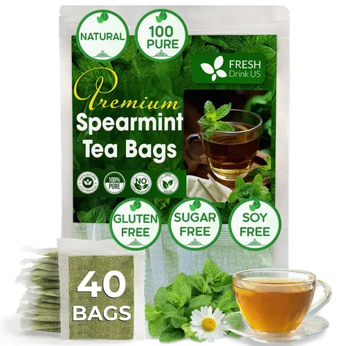 Vista 22 de FreshDrinkUS, 40 bolsas de té de raíz de bardana premium, 100% natural y puro de raíz de bardana. Fabricado con bolsas de té de material natural.