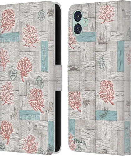 Vista 13 de Head Case Designs Funda de piel con licencia oficial de Paul Brent Agate Mermaid Coastal Book Funda compatible con Samsung Galaxy M04 5G / Galaxy