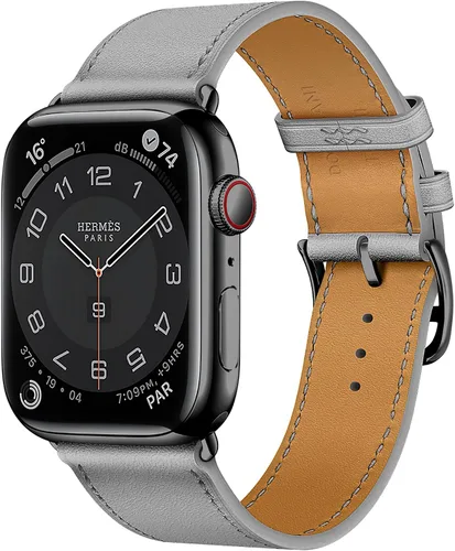 Vista 24 de LB1 - Correa de cuero para Apple Watch para mujeres y hombres, SE Ultra 2 de 1.575 in 1.732 in 1.811 in 1.654 in 1.772 in 1.614 in 1.496 in 1.929 in