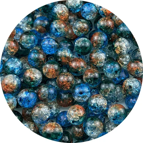 Vista 22 de Jmassyang 100 cuentas acrílicas de 0.472 in de cristal redondas de plástico espaciador para decoración de bricolaje, collares, pulseras, aretes