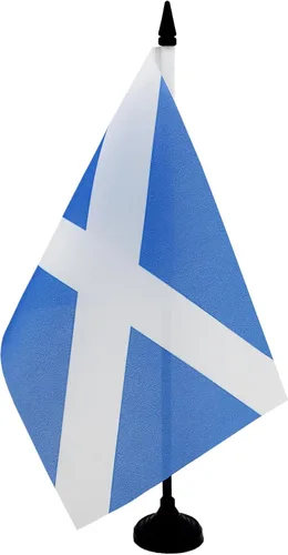 Vista 30 de AZ FLAG Aland Table Flag 4x6 in 100D Polyester Plastic Base Indoor use Finnish 15x10 cm desk flag stitched finish with reinforced edges with