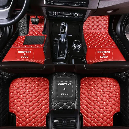 Vista 22 de Tapetes de piso de automóvil para 98 % de los sedán, SUV, MPV, automóvil, deportivo, cobertura completa, lindo, para hombres y mujeres, almohadillas
