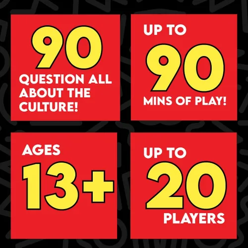 Vista 4 de Urban Trivia Game - ¡Juego de cartas para la cultura! TV, películas, música, deportes y experiencias de la comunidad afroamericana. Ideal