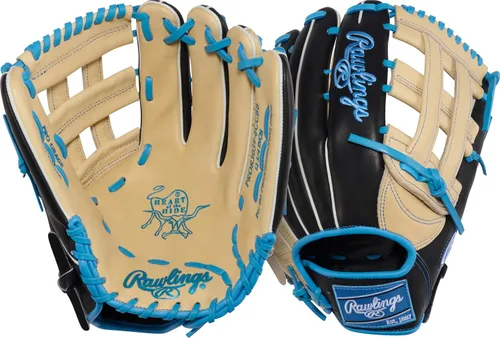 Vista 51 de Guantes de béisbol Heart of the Hide 2026 Top Grade US Steerhide Negro/Menta Pro H Web