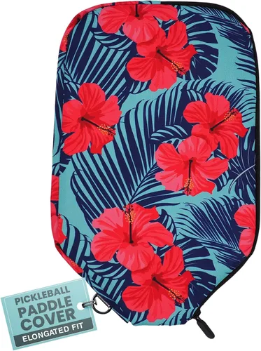 Vista 27 de Palms-O-Aces Pickleball Paddle Cover Canvas Padded Pickleball Paddles Sleeve with Zipper Lightweight Protective Paddle Case for Standard Paddles