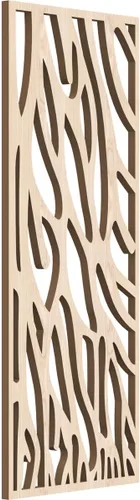 Vista 89 de 9 3/8"W x 24 3/8"H x 1/4"T Bristol Decorativos Paneles de Pared de Madera Calado, Cereza
