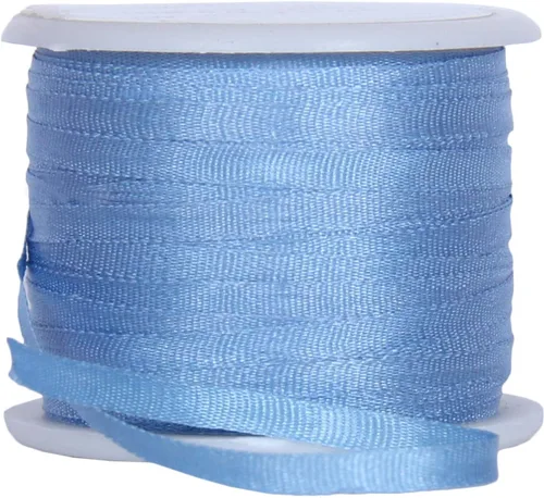 Vista 7 de Threadart Juego de cintas de seda - Tonos azules - Colección Five Spool - 100% seda pura - 55 yardas Coordinated set of soft 100% pure silk ribbon