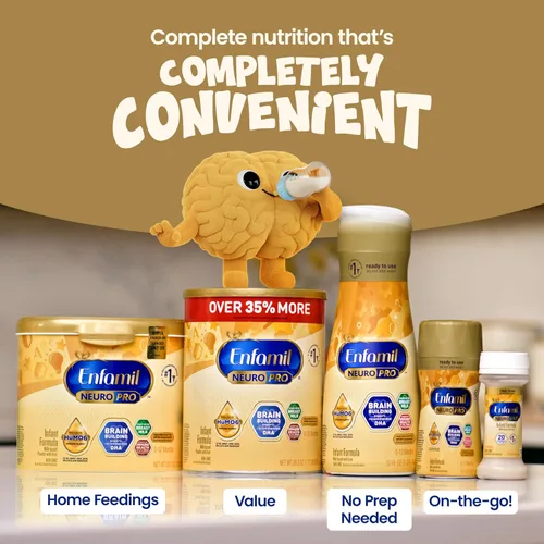 Vista 20 de Enfamil NeuroPro Baby Formula Brain Building Duo DHA y MFGM, 20.7 onzas