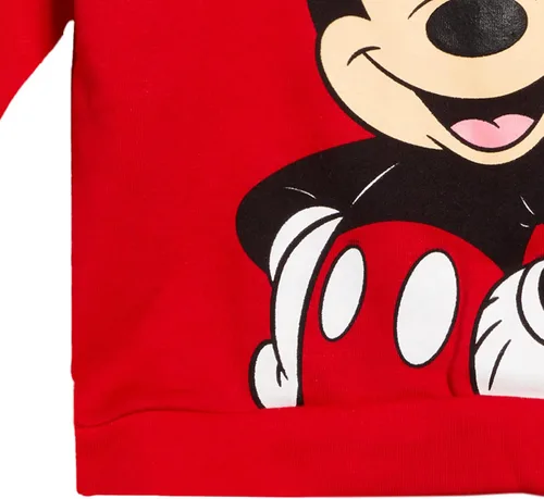 Vista 5 de Disney Mickey Mouse - Conjunto de sudadera con capucha y pantalones de forro polar para niños grandes