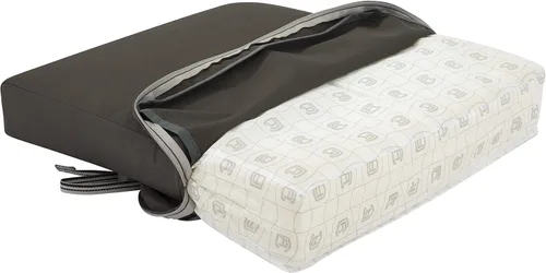 Vista 3 de Classic Accessories Ravenna - Cojín rectangular para asiento de patio, Gris topo oscuro