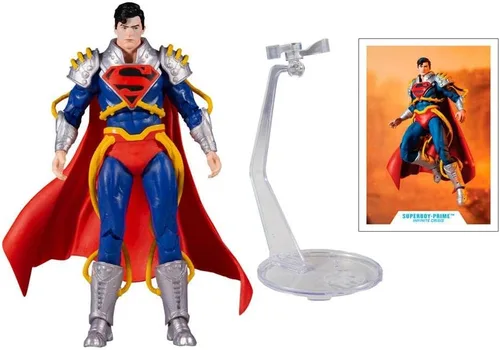 Vista 7 de McFarlane Toys DC Multiverse Superboy-Prime (Infinite Crisis) Figura de acción de 7 pulgadas con accesorios