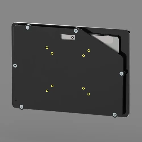 Vista 3 de Funda de acrílico VESA antirrobo para tableta Microsoft Surface Go con montaje en pared (superficie Go 1/2/3/4, negro)