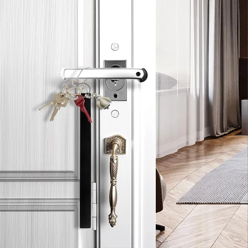 Vista 2 de Llavero grande de grado comercial – 9.84 pulgadas, llavero gigante grande resistente con diseño delgado para hogares, habitaciones públicas