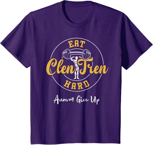 Vista 26 de Culturismo: Comer Clen Tren Hard Anavar Give Up - Camiseta de gimnasio, Negro
