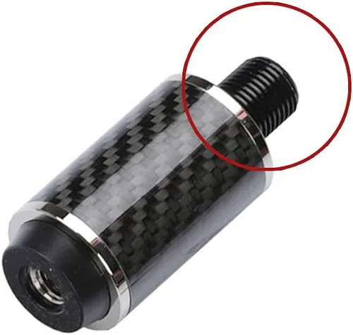 Vista 4 de KONLLEN Taco de billar de goma para parachoques de piscina Bloque de taco de piscina con conexión a tope Accesorios multifunción para MEZZ Predator