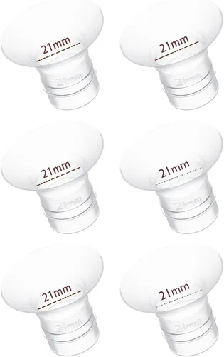 Vista 10 de Inserto de brida de 0.59 pulgadas, 6 piezas, compatible con espectros de brida de 0.59 pulgadas/insertos de brida para Spectra/Momcozy Insertos