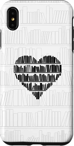 Vista 11 de Bookworm Book Lover Minimalist Heart White Case for iPhone 17