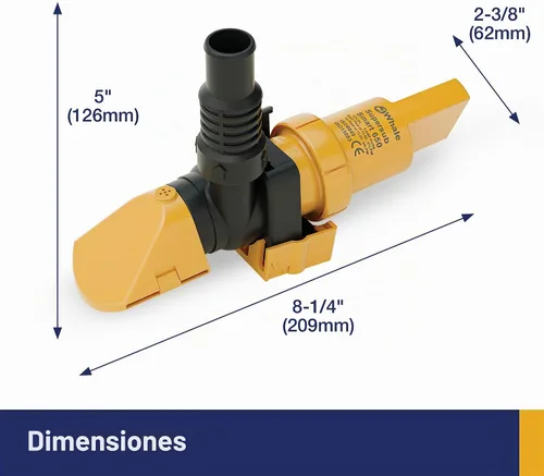 Vista 7 de Whale Supersub - Bomba de sentina eléctrica inteligente, para uso en agua dulce o salada