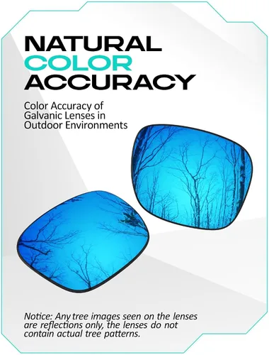 Vista 7 de Galvanic Lentes de repuesto para gafas de sol Oakley Holbrook OO9102 - Múltiples opciones, Color Ice