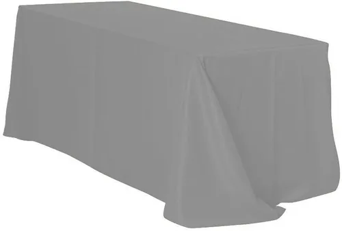 Vista 7 de Your Chair Covers - Mantel rectangular de poliéster sin costuras de alta calidad de 60 pulgadas de ancho x 102 pulgadas de largo - Negro - Mantel