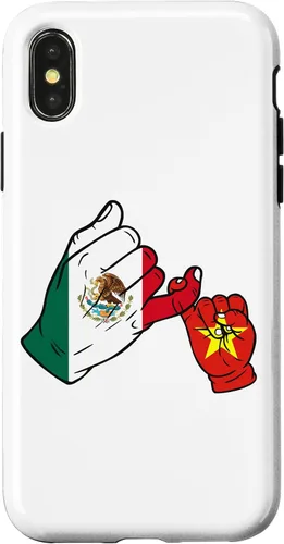 Vista 4 de iPhone 15 Parent and child Mexico Vietnam family Case