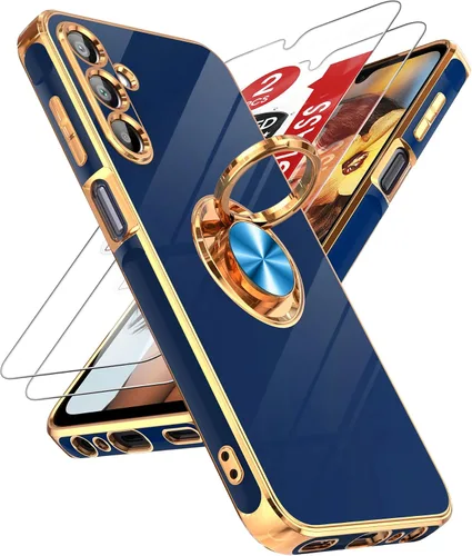 Vista 9 de LeYi Funda para iPhone XR: con Protector de Pantalla de Vidrio Templado [Paquete de 2] Soporte de Anillo Giratorio de 360°, Soporte Magnético