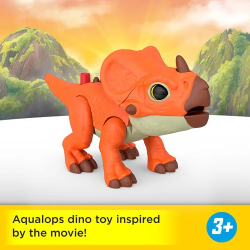Vista 2 de Fisher-Price Imaginext Jurassic World Figura de acción de dinosaurio con movimiento activado por niños y espinas crecientes, juguete de dino