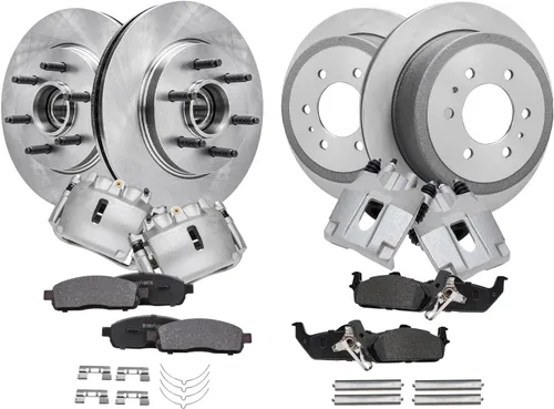 Vista 95 de Detroit Axle - Rotores de freno para Ford Mustang 2015 2016 2017 2018 2019 2020 2021 2022 2023 Rotores de freno de disco 2016 2017 2018 2019