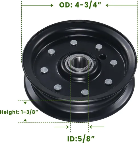 Vista 4 de 30224 Polea tensora reemplaza a Dixie Chopper 30224 para Dixie Chopper 42", 50", 60" y 72" Decks