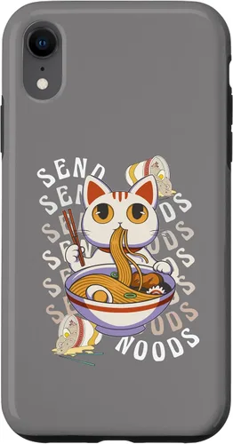 Vista 9 de Funda de anime para iPhone 12 Mini Send Noodles Joke Ramen Noodles