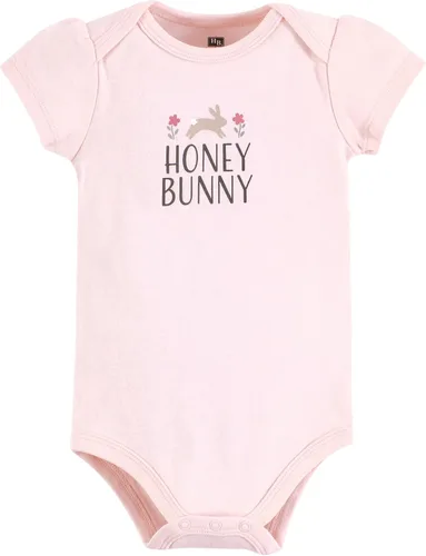 Vista 86 de Hudson Baby baby-girls Cotton Bodysuits 3-pack