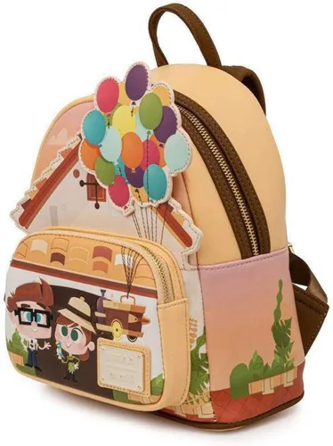 Vista 5 de Loungefly Disney Pixar Up Working Buddies - Bolso de hombro con doble correa para mujer Multi Bordado