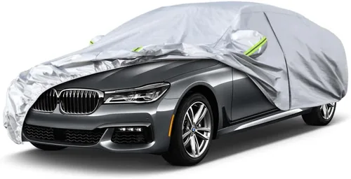 Vista 67 de KouKou Funda impermeable para automóvil SUV adecuada para BMW X1 de 2009 a 2025, 7 capas a prueba de viento para todo tipo de clima, cubierta