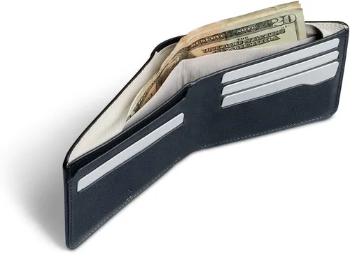 Vista 4 de Bellroy Hide & Seek Premium Edition LO (billetera delgada de cuero), Negro -, Classic