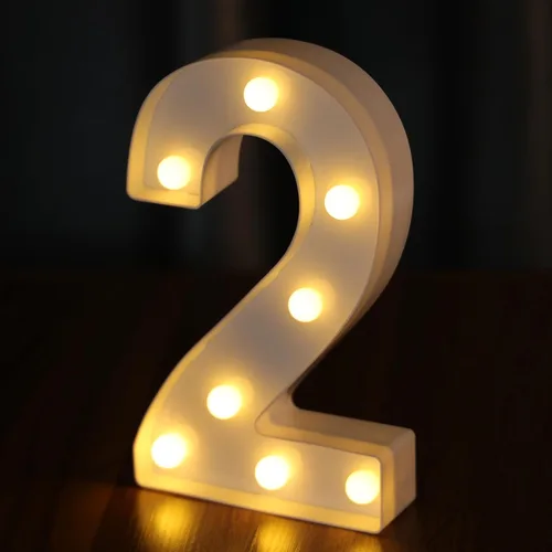 Vista 12 de Letras Iluminadas, Luces de Letras LED 26 del Alfabeto, Letra Iluminada Decorativa, Letras de Marquesina LED que Funcionan con Pilas para Fiesta