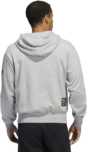 Vista 2 de adidas Sudadera con capucha Pride para hombre, Negro